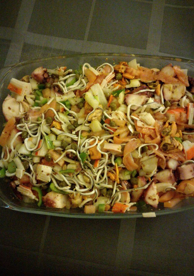 Una foto de Ensalada de pulpo
