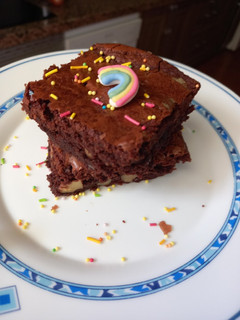 Una foto de Brownies clásicos