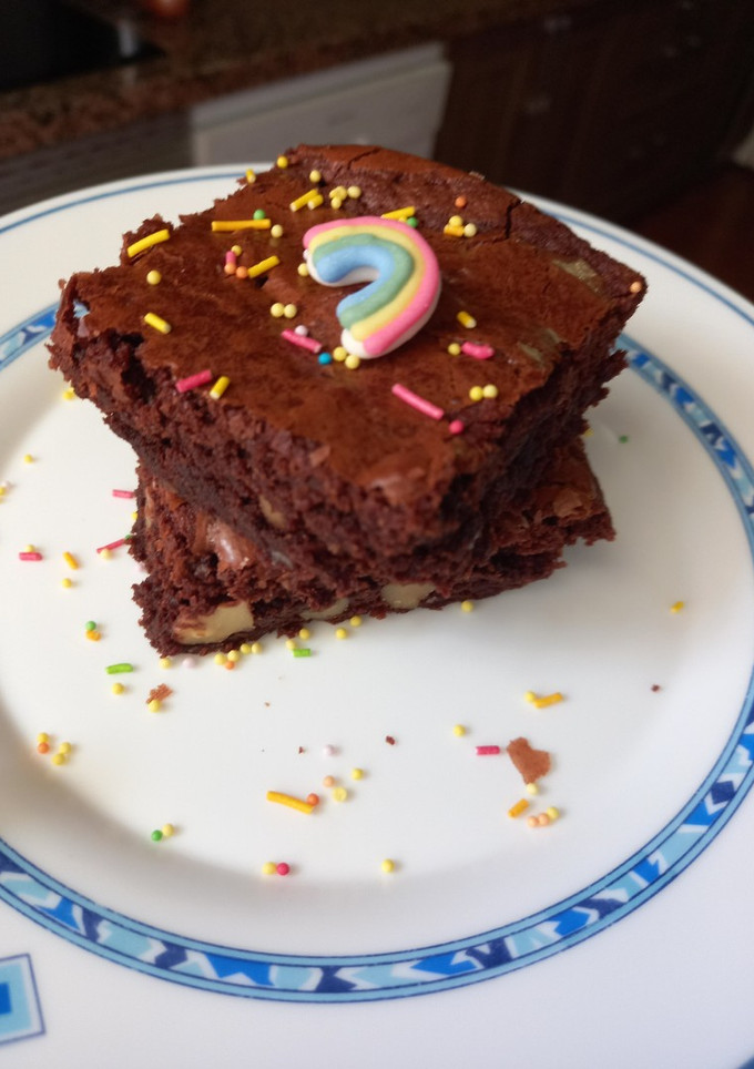 Una foto de Brownies clásicos