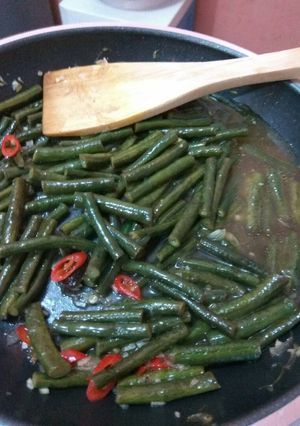 Foto resep Kacang panjang asam manis simple
