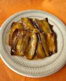 Berenjenas en salsa de soja y miel