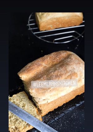 A picture of Homemade white bread.