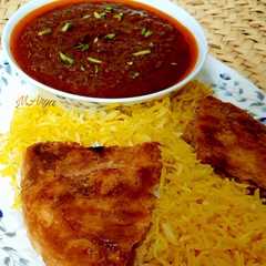 تهدیگ شیرین-レシピのメイン写真