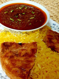 عکسی از دستور تهدیگ شیرین