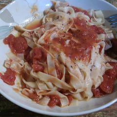 Three ingredient Tomato Sauce A picture of Three ingredient Tomato Sauce.