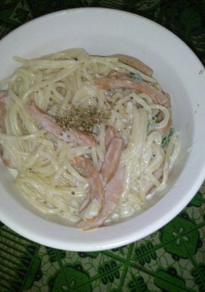 Foto resep Spageti carbonara (ala neng eli)