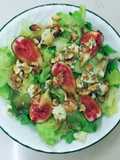 Salada com Figo, Gorgonzola e Nozes