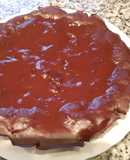 Tarta de queso con chocolate y tortas de aceite de Inés Rosales al horno