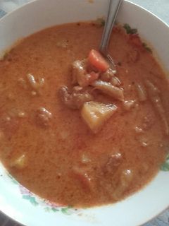 Palócgulyás leves recept fotója