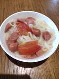 Udon with Sausage