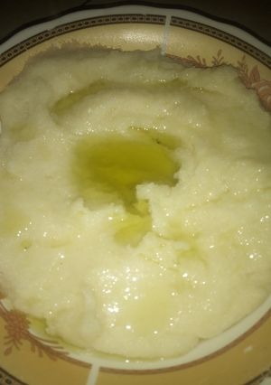 صورة لوصفة عصيدة تقليدية