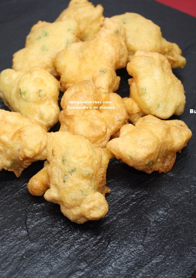 Una foto de Buñuelos de gambas