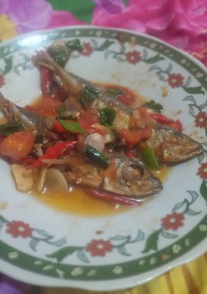 Foto resep Tumis simple ikan asin japuh