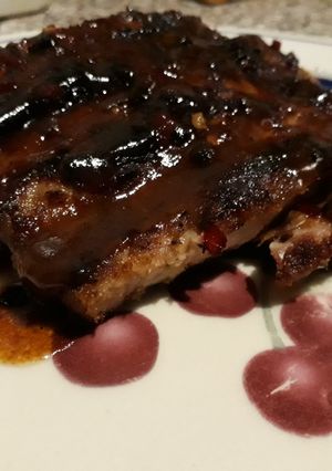 A picture of Sweet Chilli Pork Ribs.