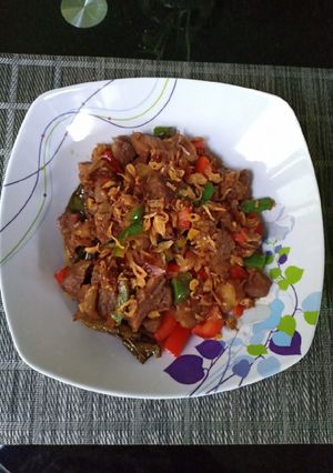 Foto resep Tumis Daging Paprika