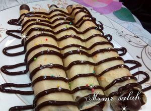صورة لوصفة كريب بالنوتيلا🍫🍫