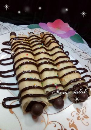 صورة لوصفة كريب بالنوتيلا🍫🍫