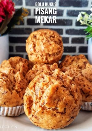 Foto resep Bolu Kukus Pisang Mekar⭐