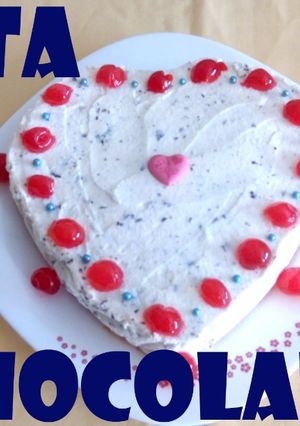 Foto principal de Tarta corazón de chocolate blanco - San Valentín