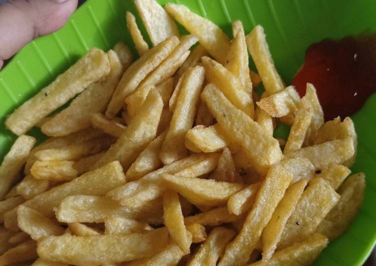 Kentang goreng ala KFC