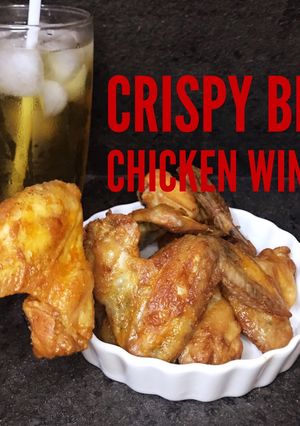 A picture of Crispy BBQ Chicken Wings #keto idea.