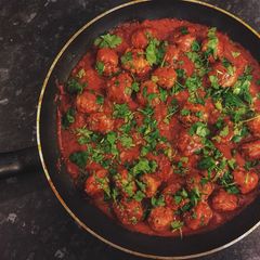 Lamb Meatballs in rich tomato sauce A picture of Lamb Meatballs in rich tomato sauce.