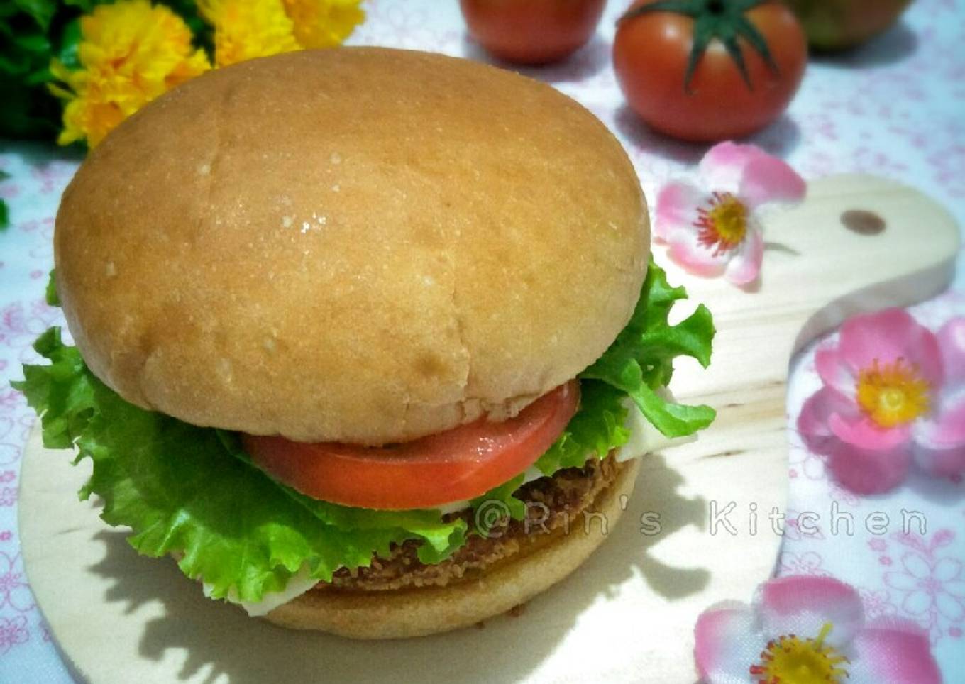 Tempeh and Anchovy Burger