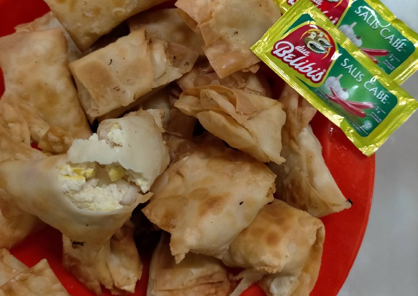 Pangsit Goreng Isi Tahu