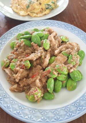 รูปของ สะตอผัดกะปิหมู