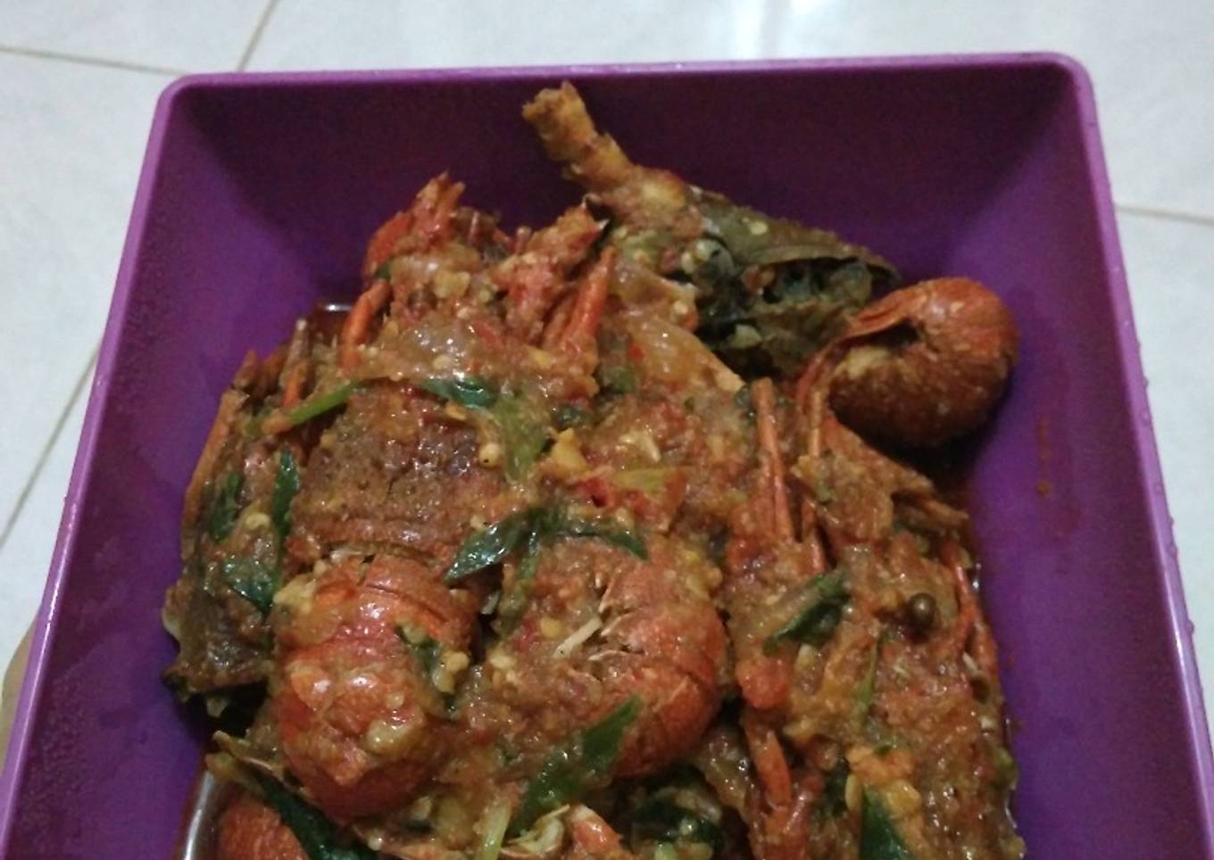 Lobster pedas saus tiram