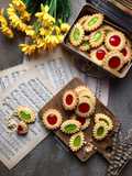 Cream Cheese Cookies with Jam
