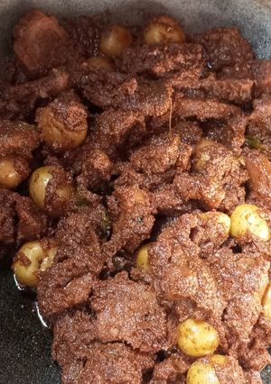 Foto resep Rendang daging dan kentang