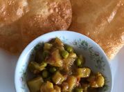 A picture of aloo chapati