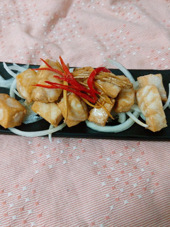 醬燒旗魚丁 的食譜成品照片