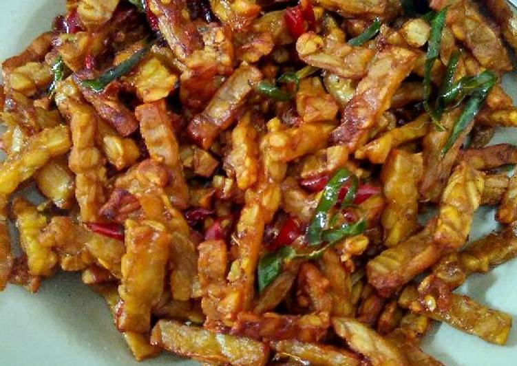  Resep  Kering Tempe Pedas Manis  oleh Orin  Fatkah A 