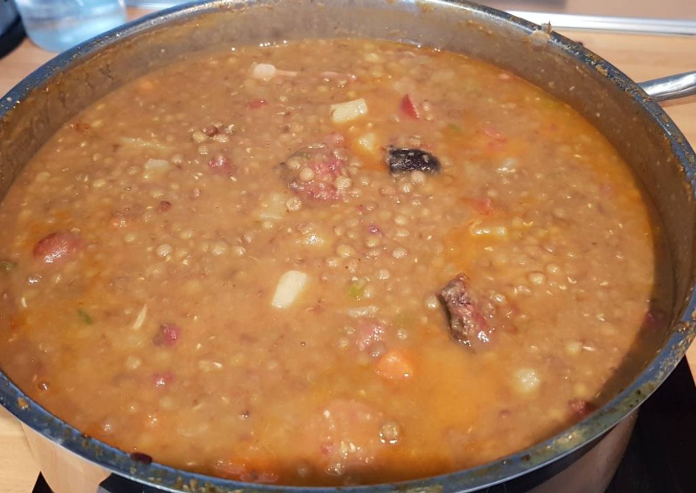 Lentejas en cacerola