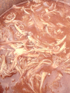 Una foto de Tinga de pollo