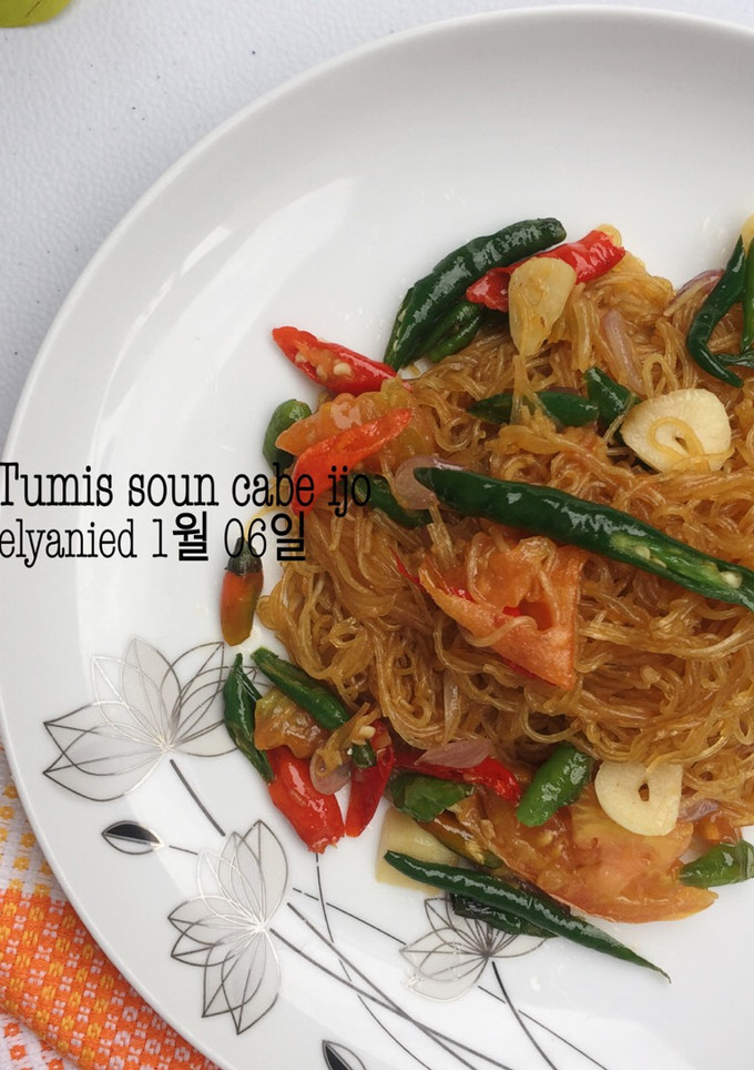 Foto resep Tumis soun cabe ijo