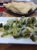 Ensalada de brócoli con tahini
