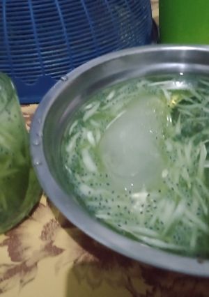 Foto resep 96.21 Es timun selasih