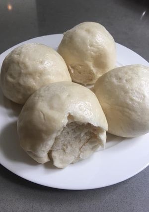 A picture of Vegan steamed Bun.