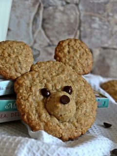 Una foto de Galletas osito de avena