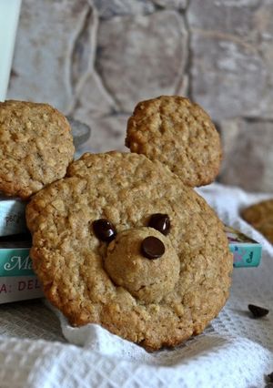 Una foto de Galletas osito de avena