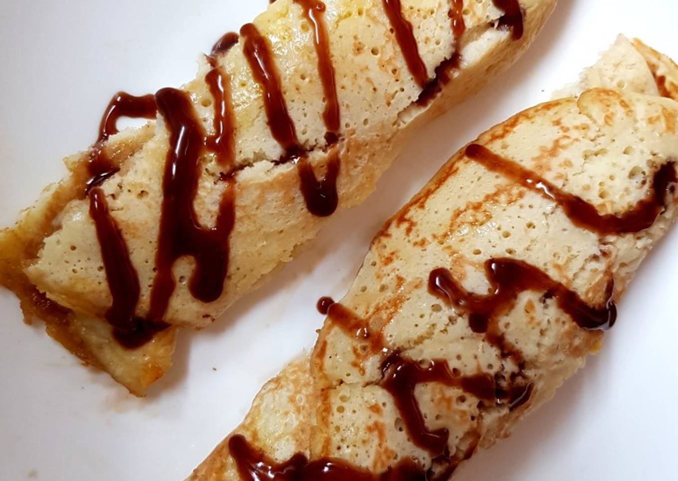 Roll up with Chocolate pancakes 🤗