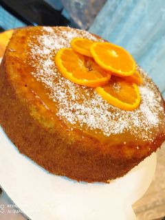 عکسی از دستور کیک نارنگی 🍊🧡