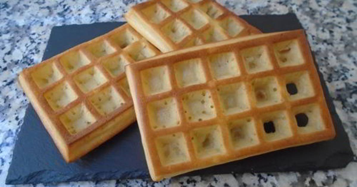 Gofres belgas al horno (con azúcar perlado) Receta de  Pastelitos&Galletitas- Cookpad