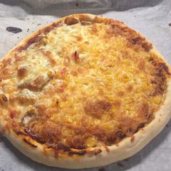 A picture of Homemade pizza.