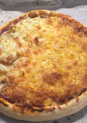 A picture of Homemade pizza.