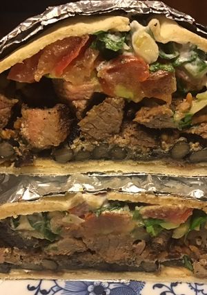 A picture of California Farm Burrito Grande.