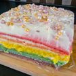 Rainbow Steamed Cake Ny. Liem